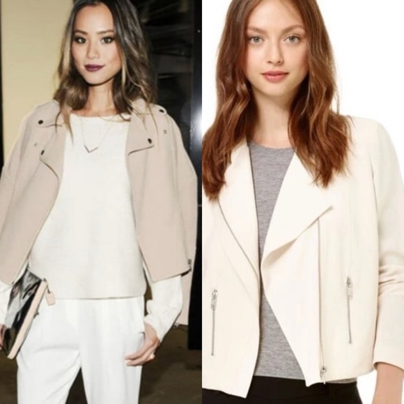 Aritzia Wilfred Montesson Crepe Jacket / Blazer - black & white / cream - Picture 2 of 16